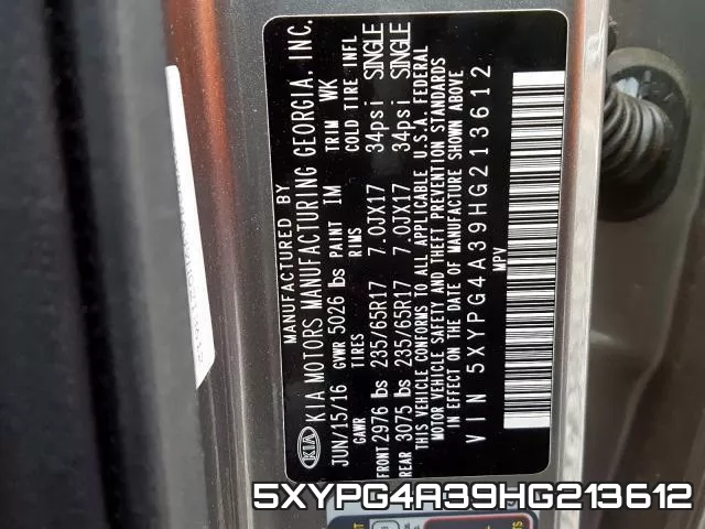 5XYPG4A39HG213612 фото 2