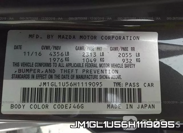 JM1GL1U56H1119095 фото 10