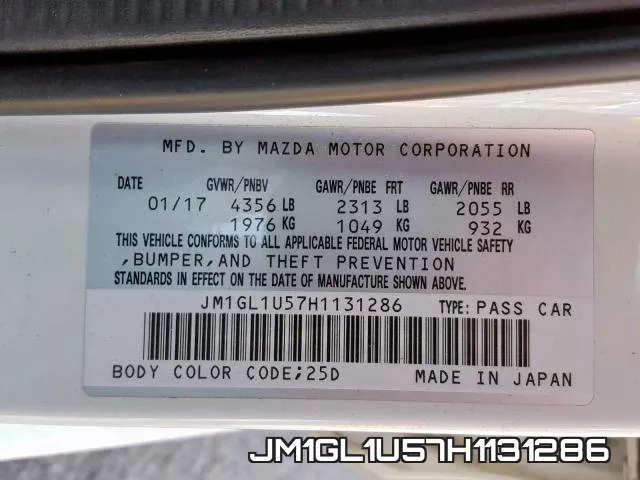 JM1GL1U57H1131286 фото 2