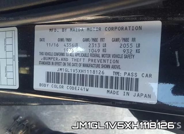 JM1GL1V5XH1118126 фото 10