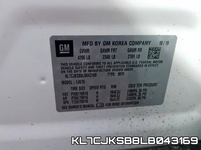 KL7CJKSB8LB043169 фото 2