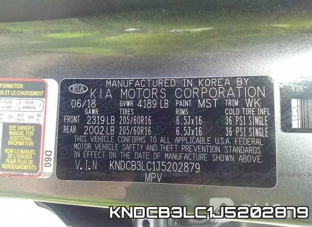 KNDCB3LC1J5202879 фото 10