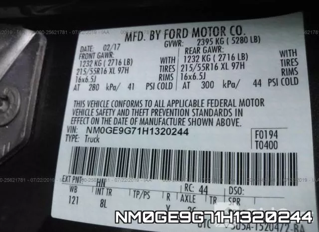 NM0GE9G71H1320244 фото 10