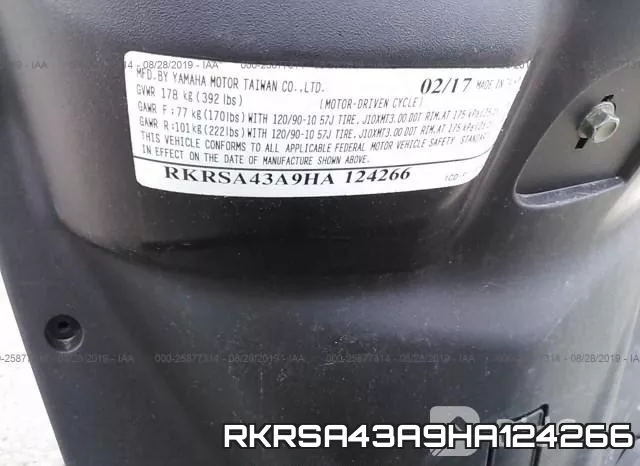 RKRSA43A9HA124266 фото 2