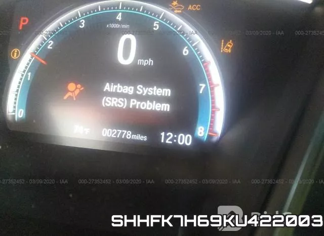 SHHFK7H69KU422003 фото 8