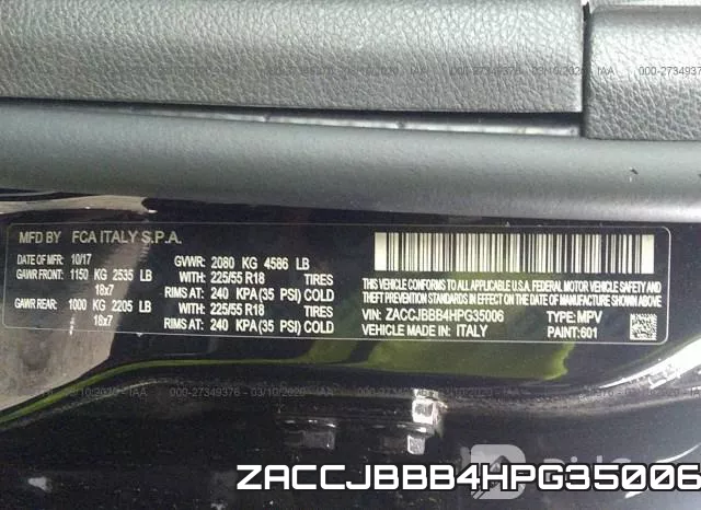 ZACCJBBB4HPG35006 фото 10