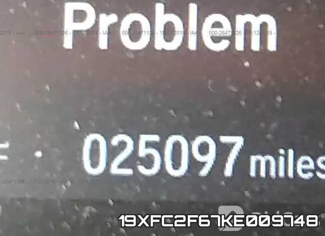 19XFC2F67KE009748 фото 8
