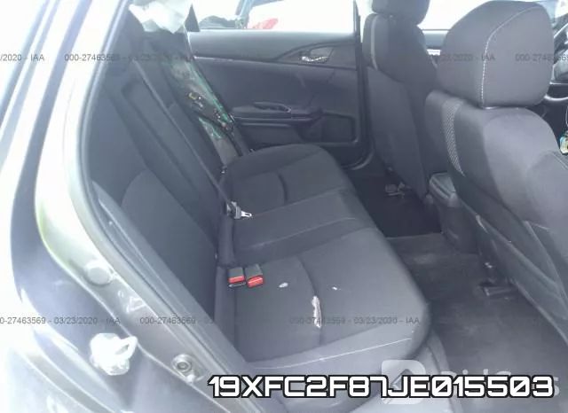 19XFC2F87JE015503 фото 9