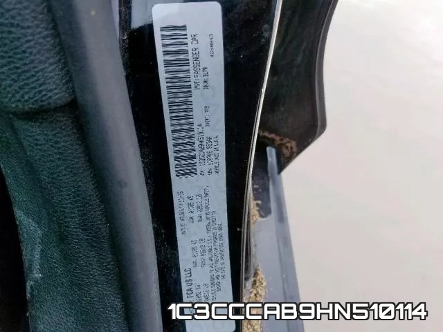 1C3CCCAB9HN510114 фото 2