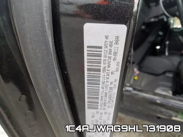 1C4AJWAG9HL731908 фото 2