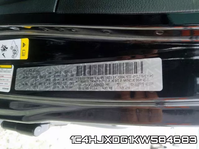 1C4HJXDG1KW584683 фото 2