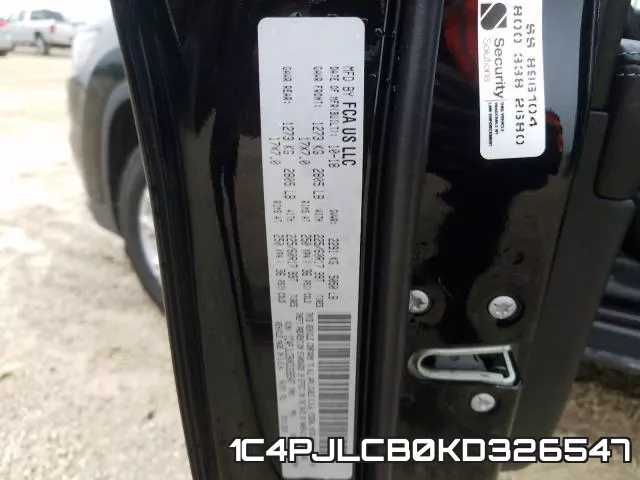 1C4PJLCB0KD326547 фото 2