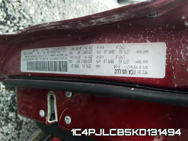 1C4PJLCB5KD131494 фото 2
