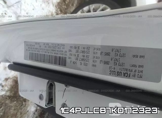 1C4PJLCB7KD172323 фото 10