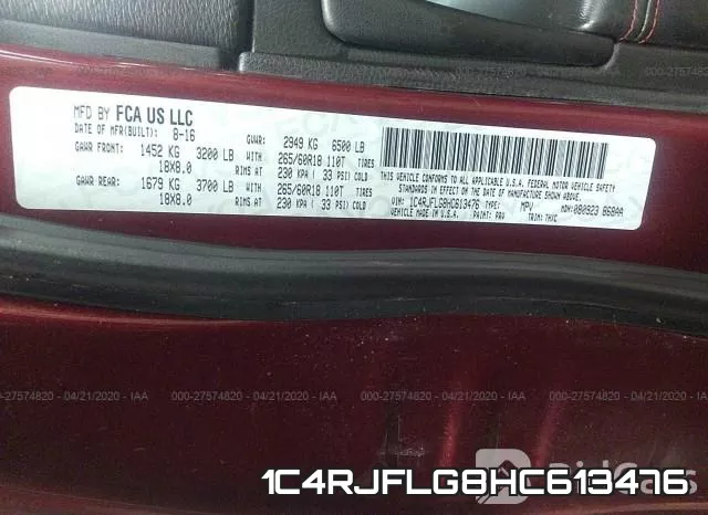1C4RJFLG8HC613476 фото 10