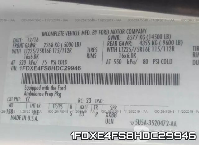1FDXE4FS8HDC29946 фото 10