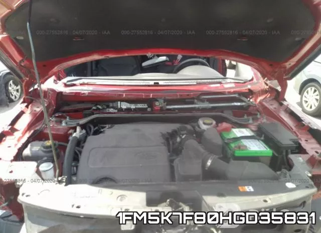 1FM5K7F80HGD35831 фото 2
