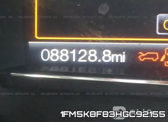 1FM5K8F83HGC92155 фото 8