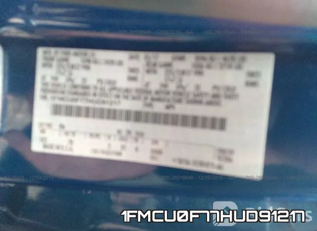1FMCU0F77HUD91217 фото 10