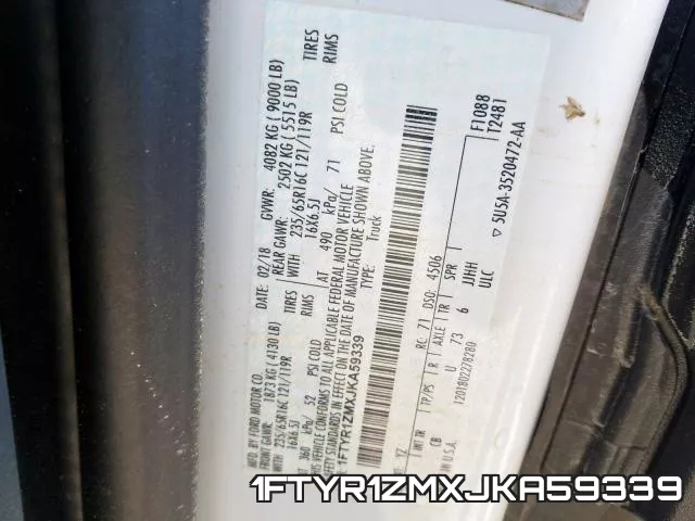1FTYR1ZMXJKA59339 фото 2