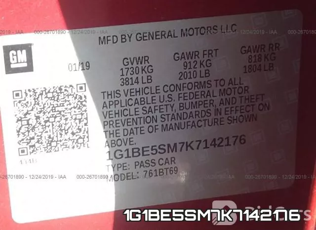 1G1BE5SM7K7142176 фото 10