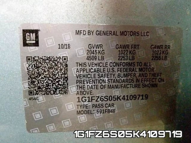 1G1FZ6S05K4109719 фото 2