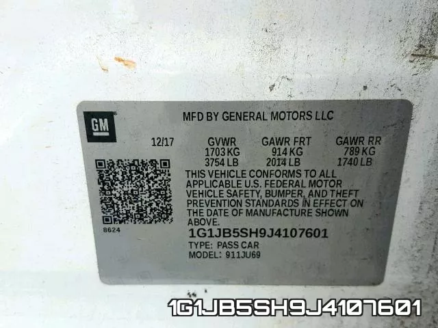 1G1JB5SH9J4107601 фото 2