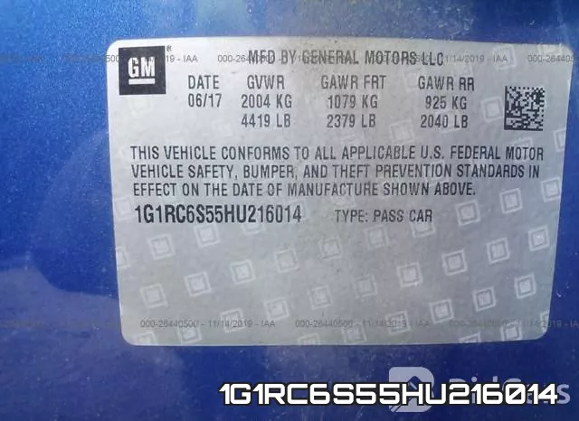 1G1RC6S55HU216014 фото 10