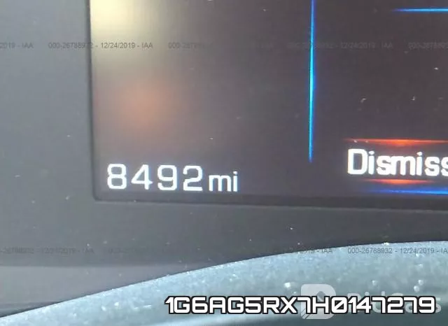 1G6AG5RX7H0147279 фото 8