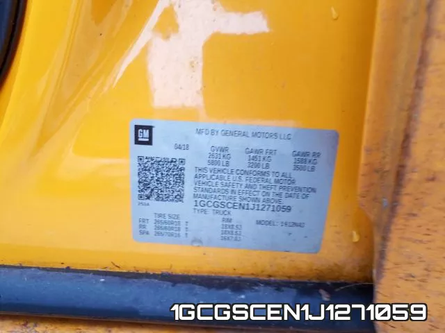 1GCGSCEN1J1271059 фото 2