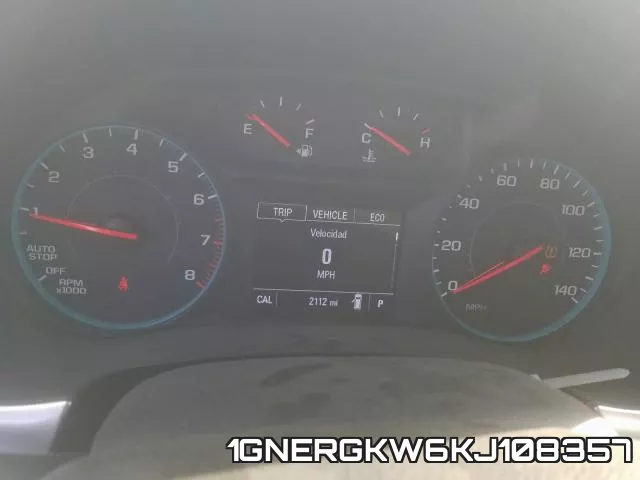 1GNERGKW6KJ108357 фото 9