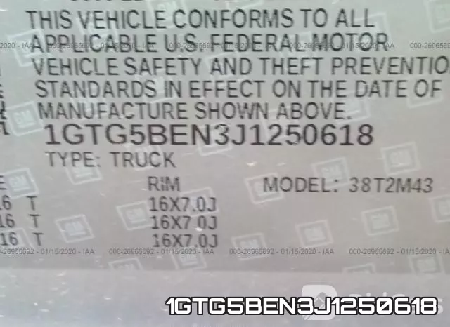 1GTG5BEN3J1250618 фото 10