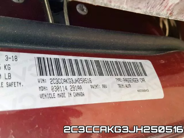 2C3CCAKG3JH250516 фото 2