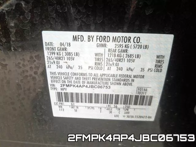 2FMPK4AP4JBC06753 фото 2