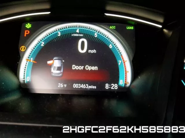 2HGFC2F62KH585883 фото 9