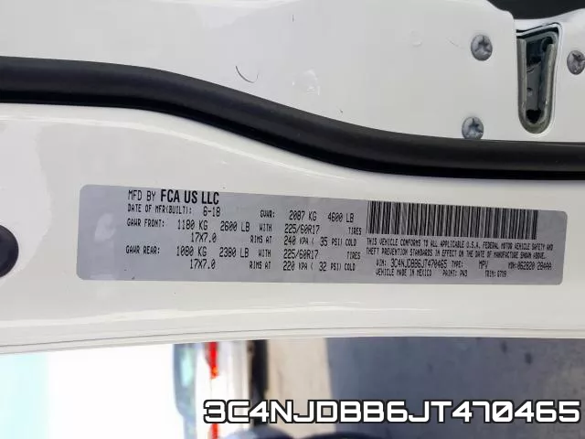 3C4NJDBB6JT470465 фото 2
