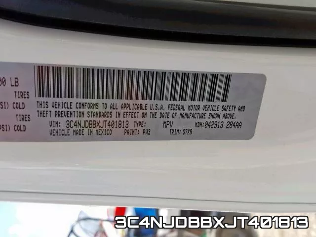 3C4NJDBBXJT401813 фото 2