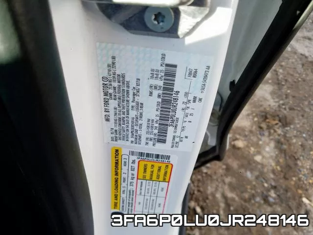 3FA6P0LU0JR248146 фото 2