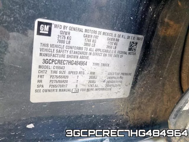 3GCPCREC7HG484964 фото 2