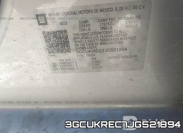 3GCUKREC7JG521894 фото 10