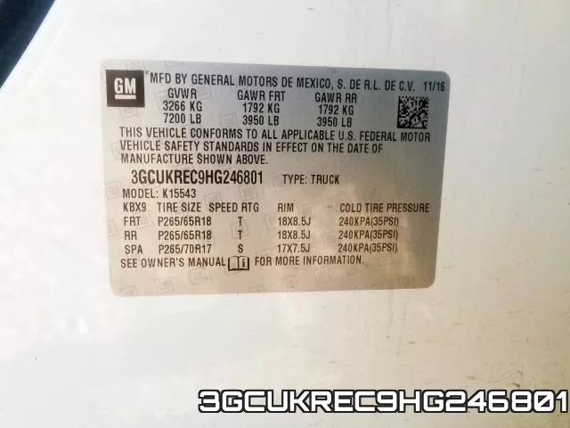 3GCUKREC9HG246801 фото 2