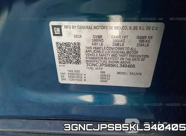 3GNCJPSB5KL340405 фото 10