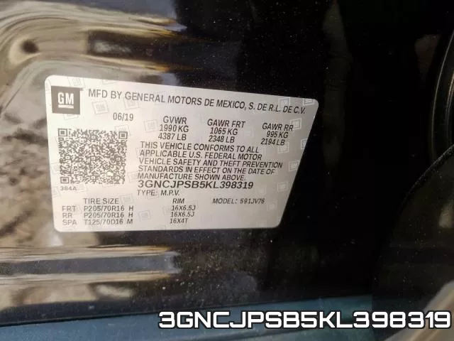 3GNCJPSB5KL398319 фото 2