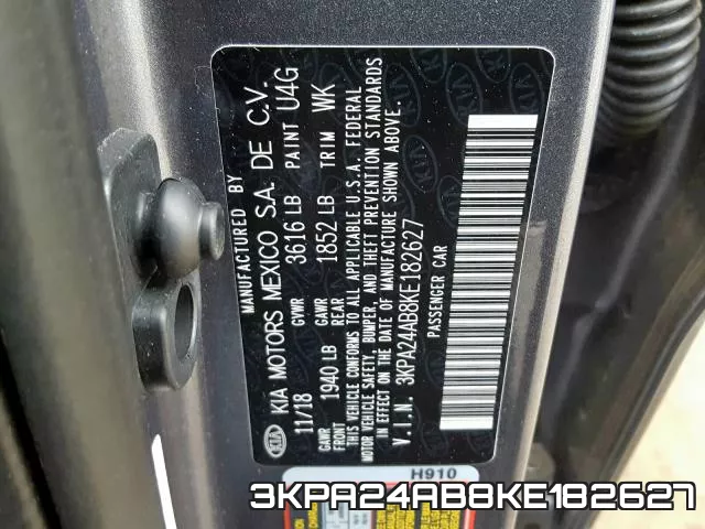 3KPA24AB8KE182627 фото 2