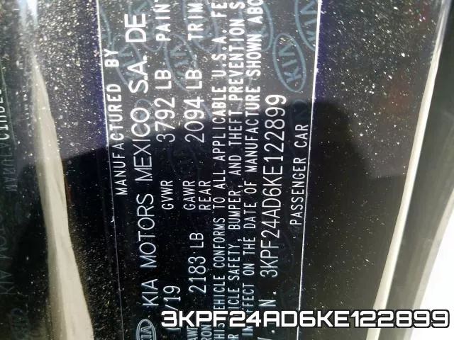 3KPF24AD6KE122899 фото 2