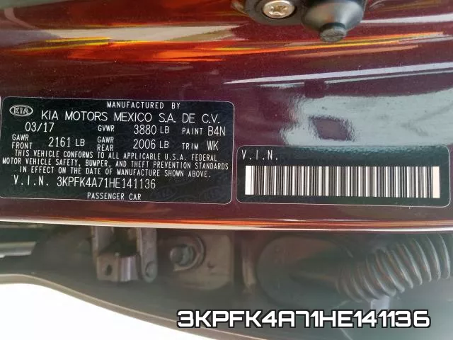 3KPFK4A71HE141136 фото 2