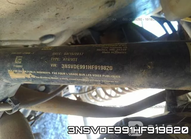 3NSVDE991HF919820 фото 2