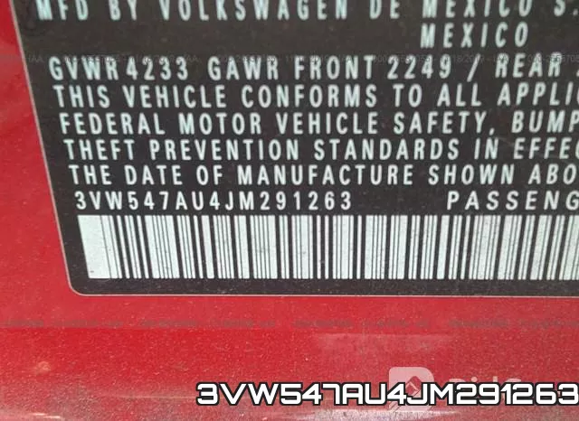 3VW547AU4JM291263 фото 10