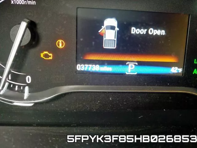 5FPYK3F85HB026853 фото 9