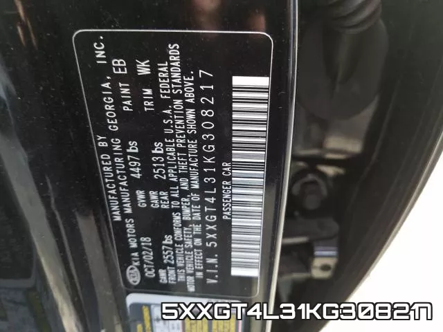 5XXGT4L31KG308217 фото 2